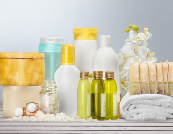 Shelf in a bathroom Shelf in a bathroom